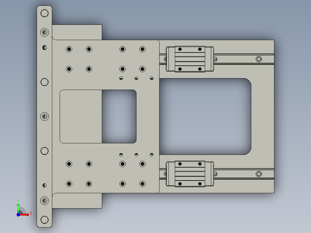 下料对位夹爪-单向-GY191-MC前视图