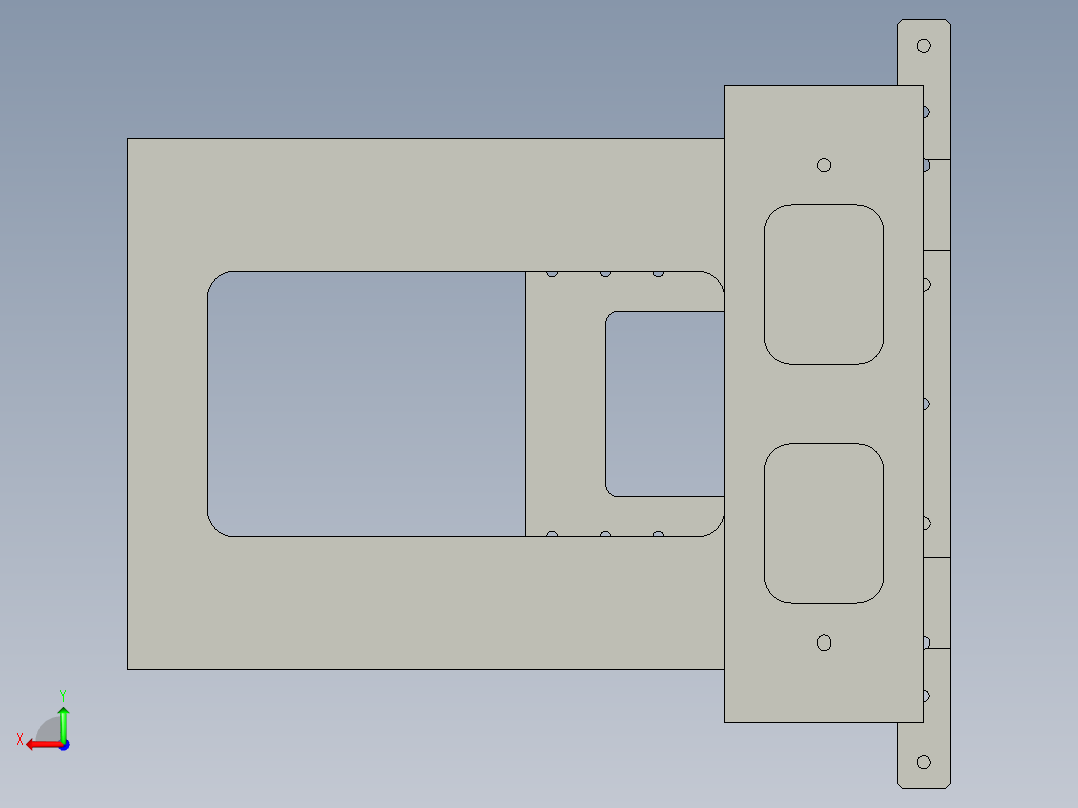 下料对位夹爪-单向-GY191-MC后视图