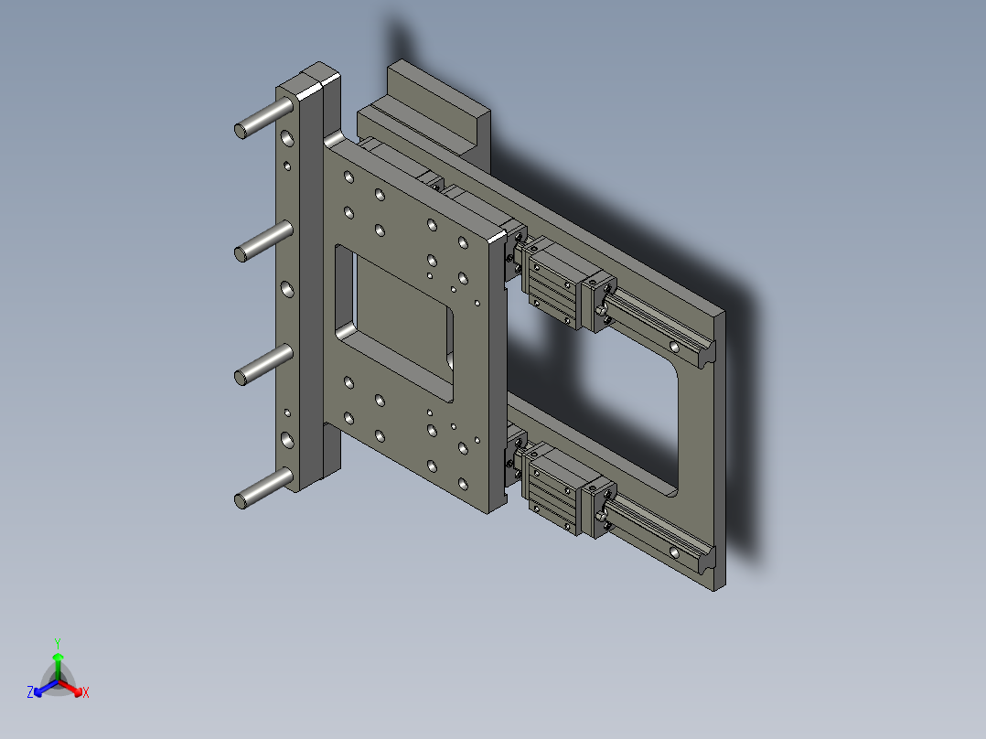 下料对位夹爪-单向-GY191-MC正等轴测图