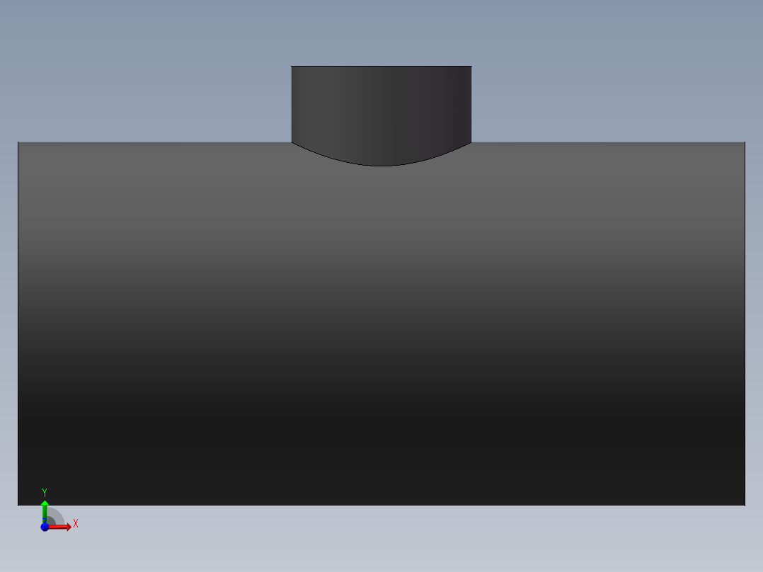 UPVC_RTEE_DN150_100前视图