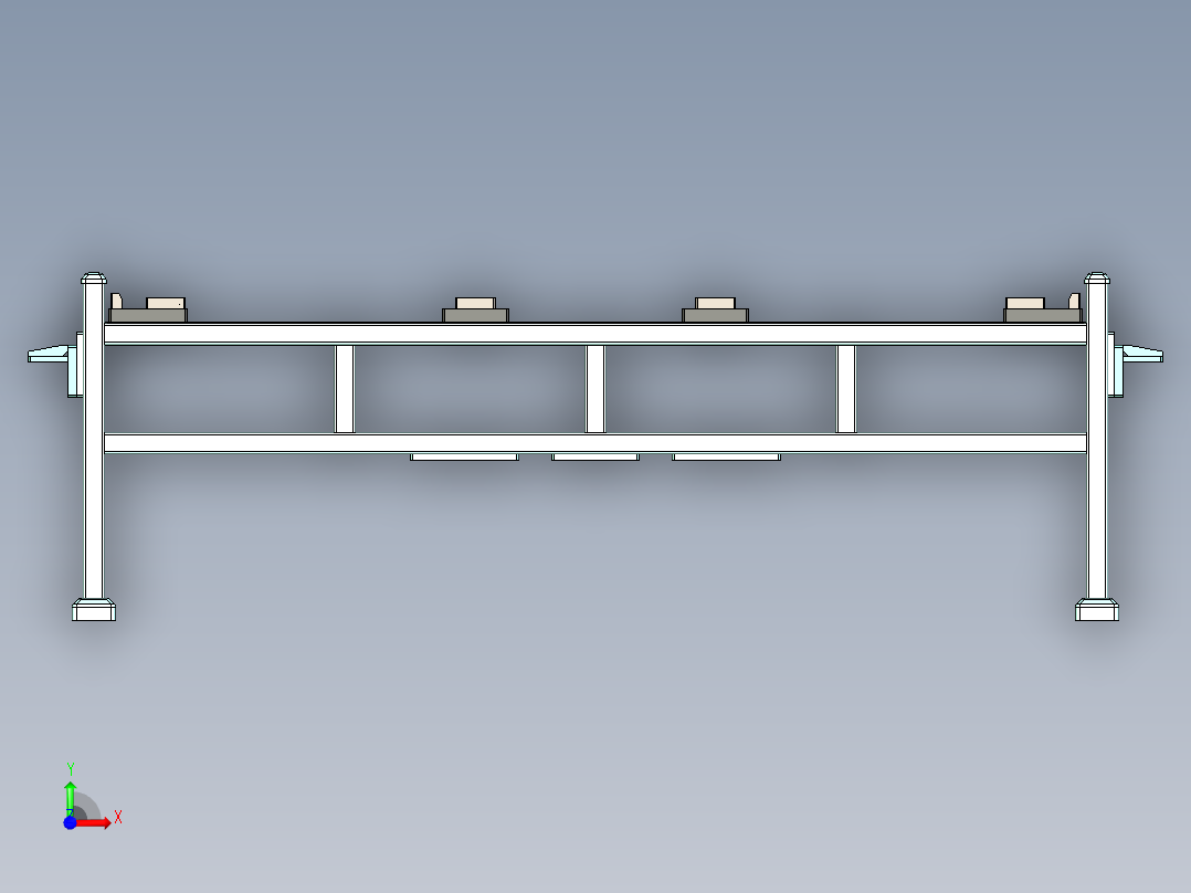 3.0电池包料架-可编辑前视图