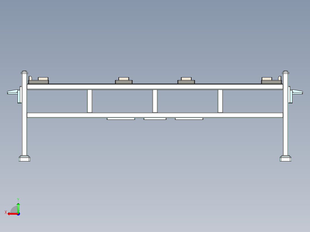3.0电池包料架-可编辑后视图