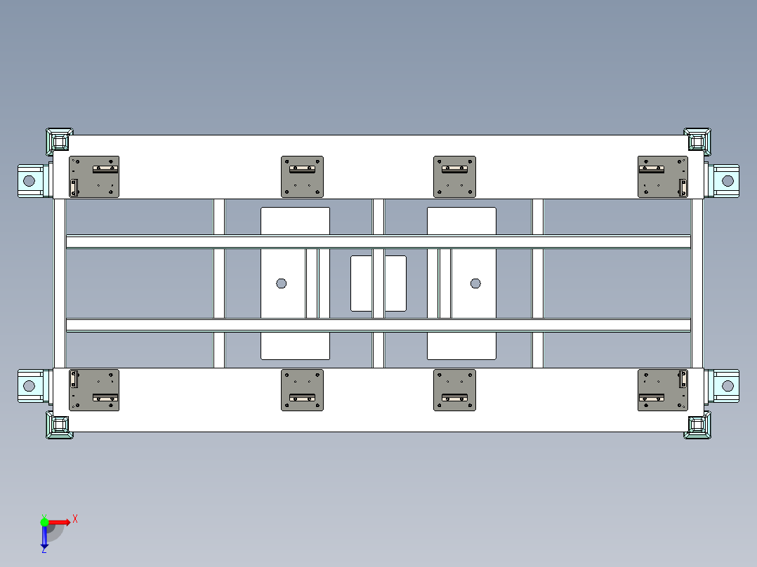 3.0电池包料架-可编辑俯视图