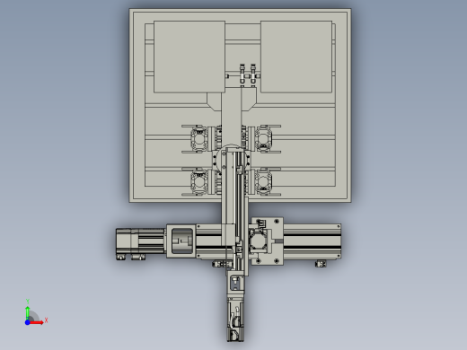 用于五金非标加工的精雕机前视缩略图