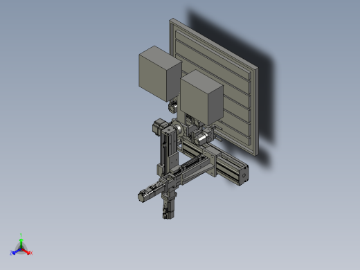 用于五金非标加工的精雕机正等轴测缩略图