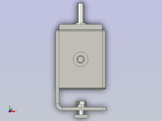 HDLP-01-03-006L型转向盒安装板含螺栓前视缩略图