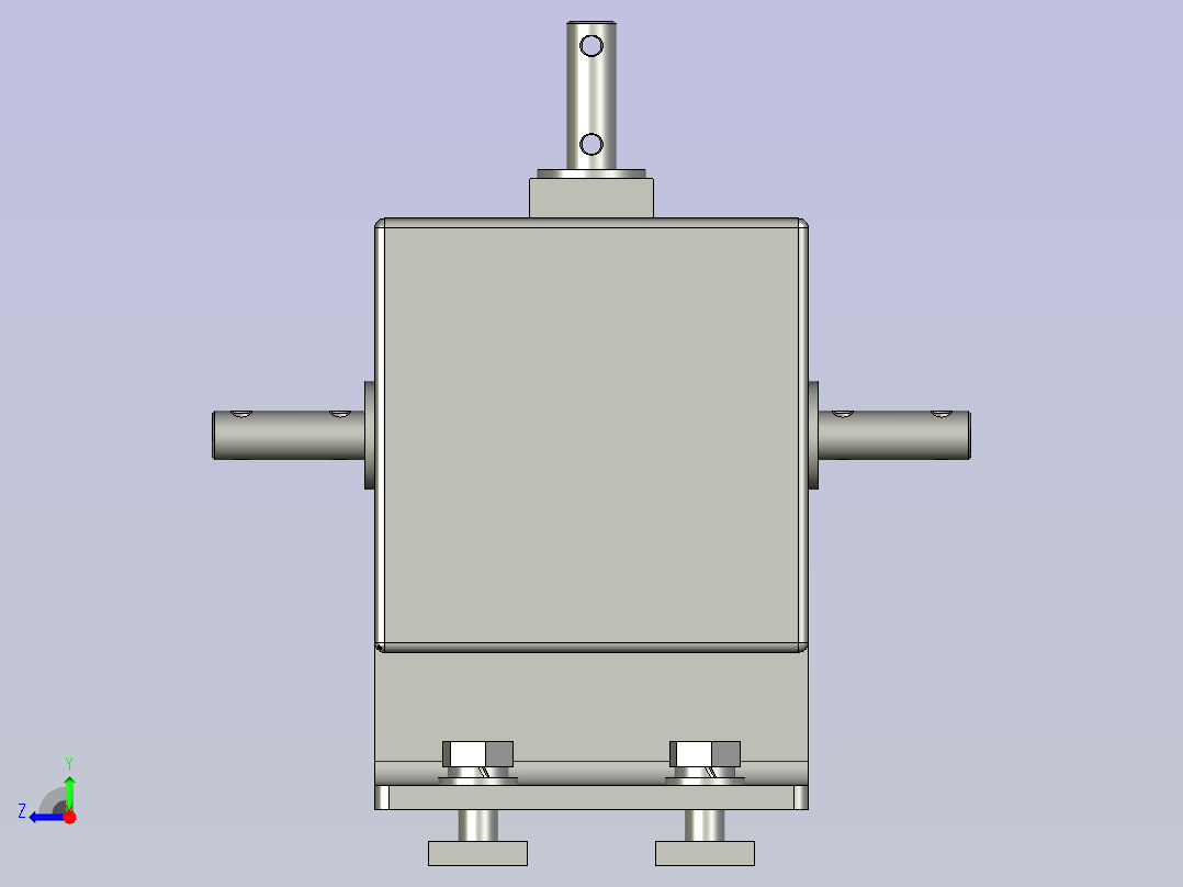 HDLP-01-03-006L型转向盒安装板含螺栓右视图