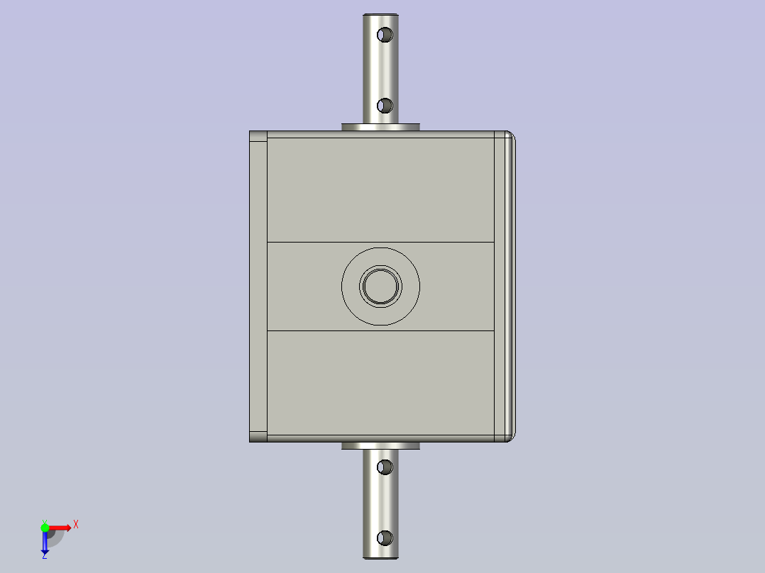 HDLP-01-03-006L型转向盒安装板含螺栓俯视图