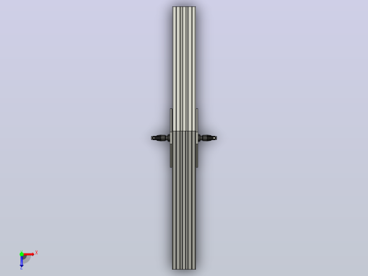 用于以+-90°角固定铝型材2'x2 '的支架俯视缩略图