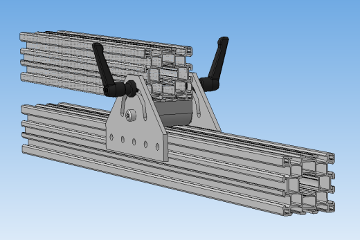 用于以+-90°角固定铝型材2'x2 '的支架缩略图
