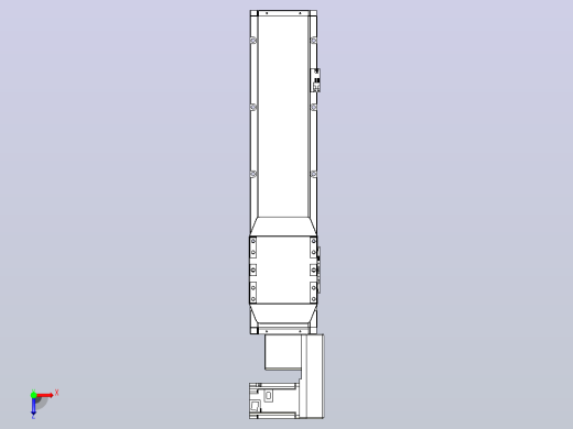 机器人皮带驱动直线轴TPA-GCB-150-P80-L400-QR-M75-N3俯视缩略图
