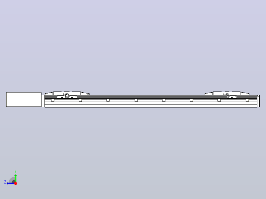 皮带直线轴双滑块型TPA-GCBS-150-P80-L300-QR-M75-N3右视缩略图