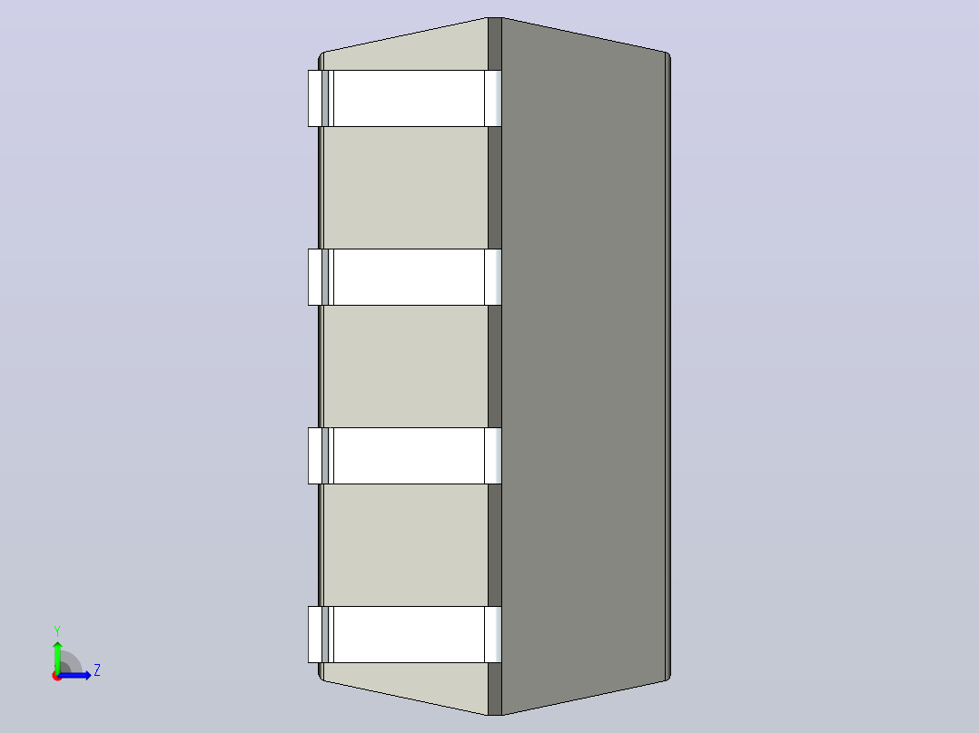 106x SOIC 封装（小外形集成电路）SOIC254P1030X500-8M左视图