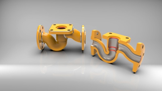 Solidworks教程70高级管道设计模型溢流管道三维基本零件造型设计。缩略图