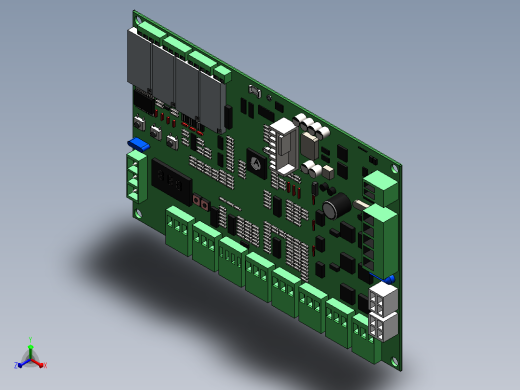 PCB电路板设计正等轴测缩略图