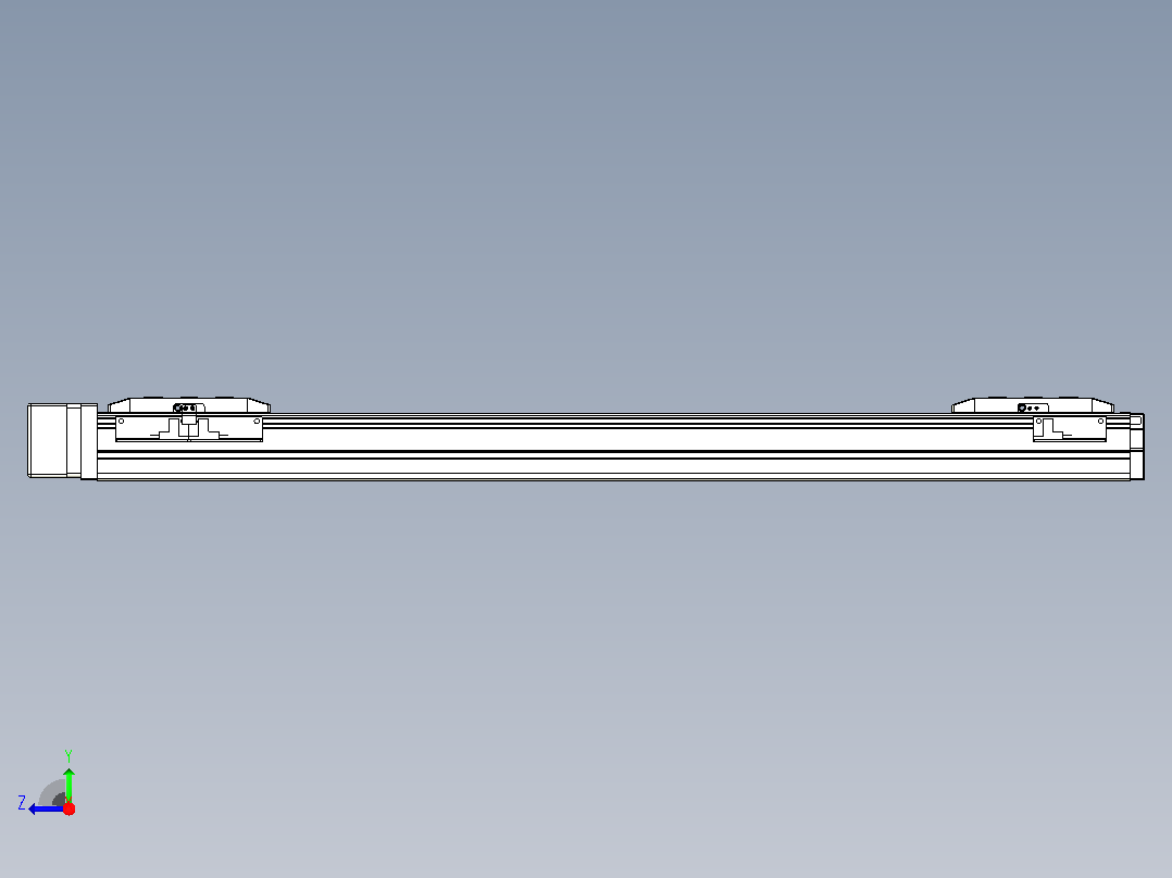 滚珠丝杠线性轴TPA-GCRS-50-1205C-L225-MR-M10-N3右视图