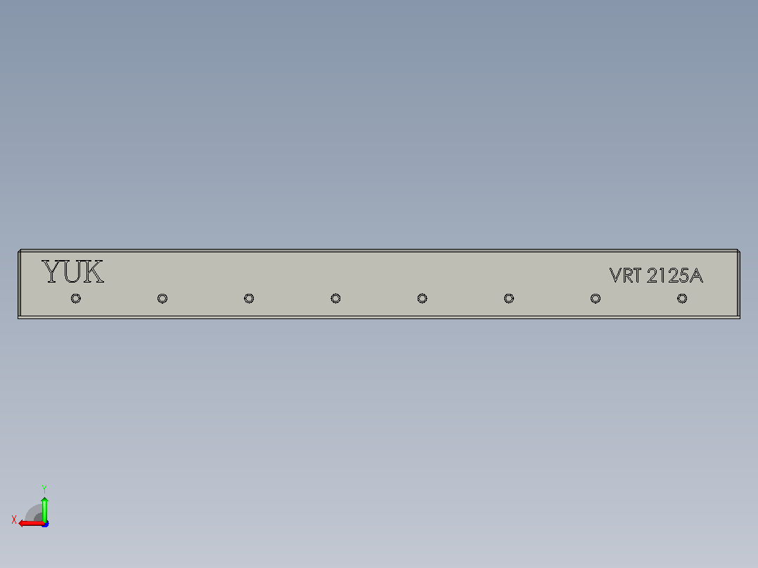VRT2125A导轨滑台后视图
