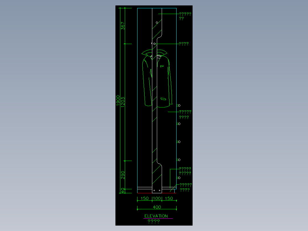 家装类CAD图块(五)-FH01075A