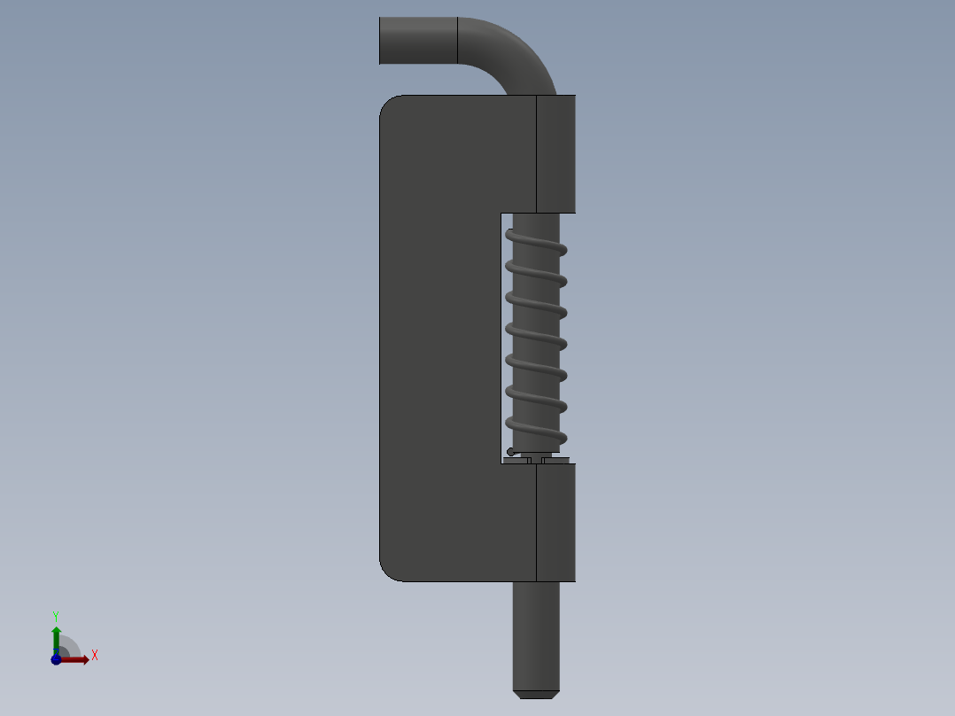 机械五金配件 机械素材3D图纸自动化设备solidworks模型前视图