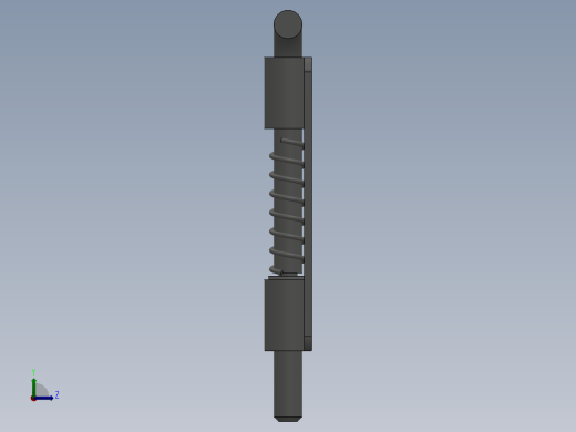 机械五金配件 机械素材3D图纸自动化设备solidworks模型左视缩略图