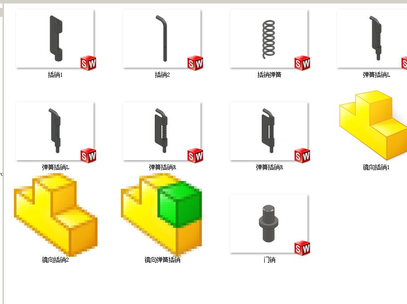 机械五金配件 机械素材3D图纸自动化设备solidworks模型