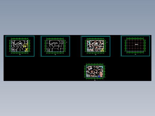 展览馆平面布局的两种方案