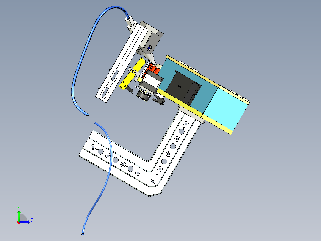 电容供料机构左视图