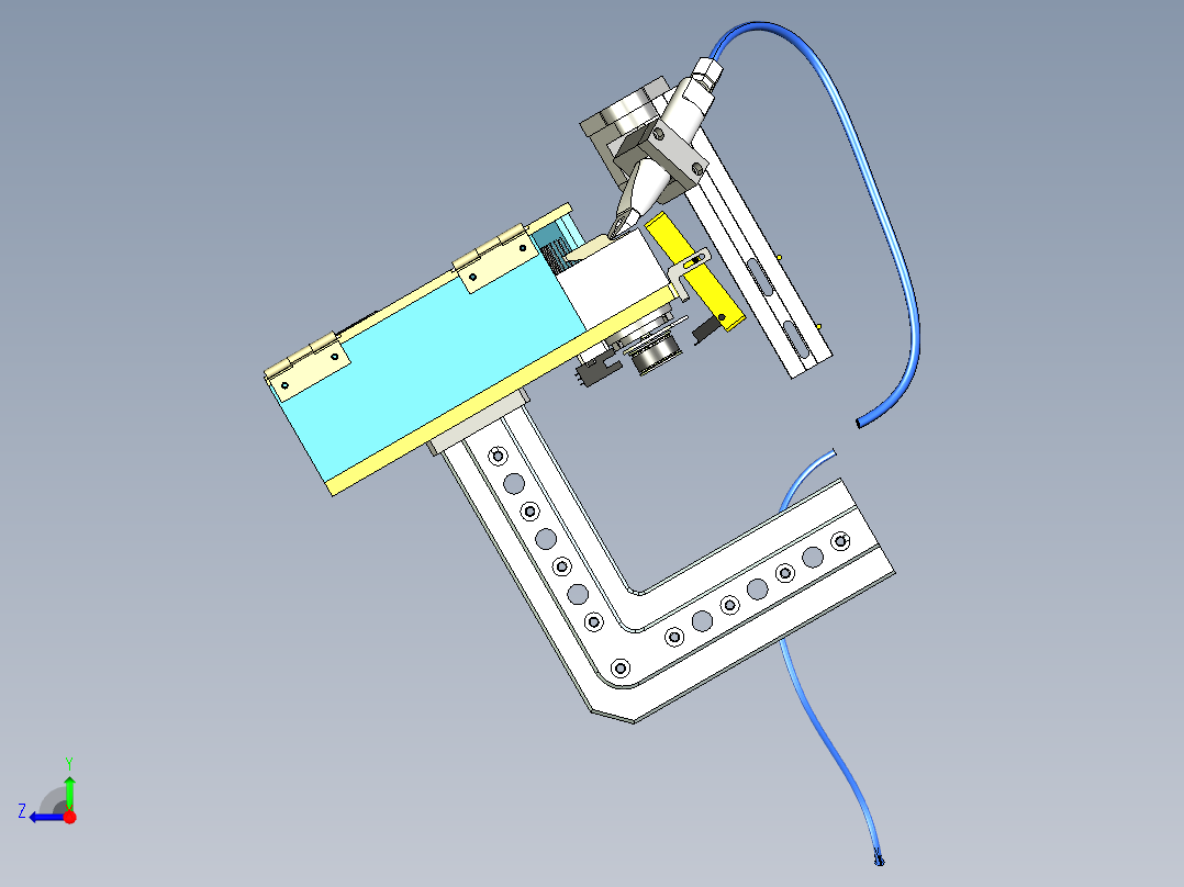 电容供料机构右视图