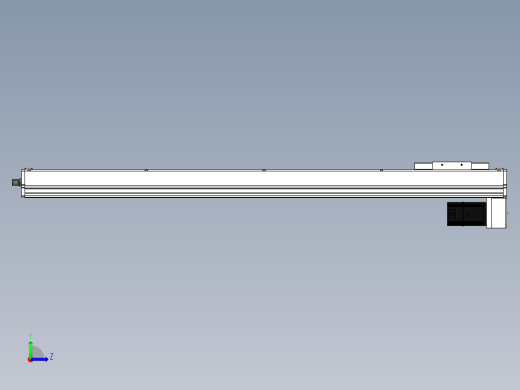 Toyo东佑达直线模组-ECH14-950-BM-200W左视缩略图