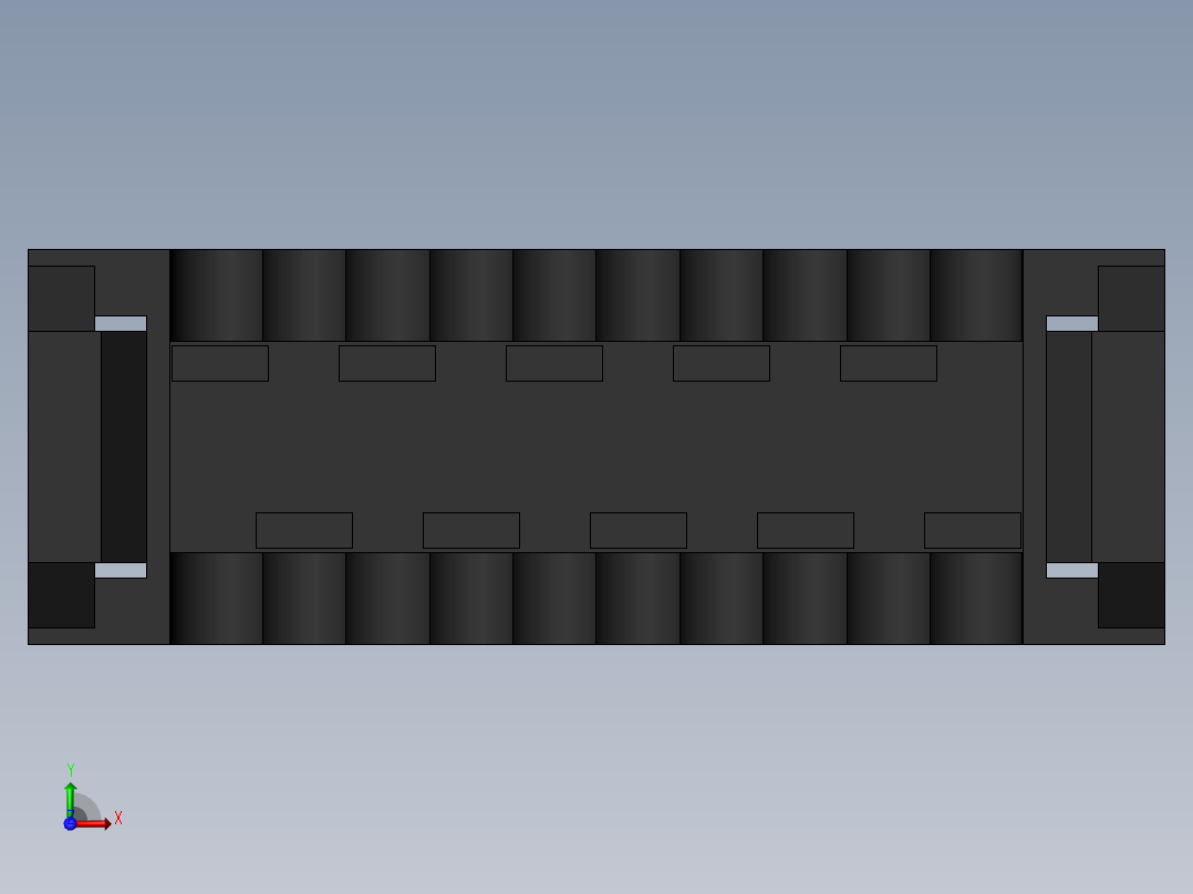 FDC-10 ( DS1018-2.54-10L )前视图