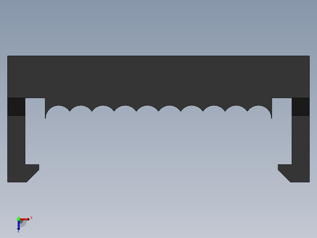 FDC-10 ( DS1018-2.54-10L )俯视图