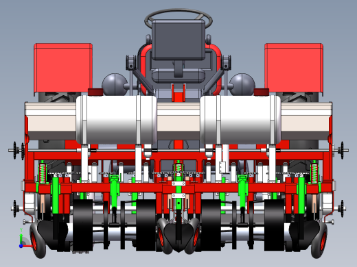 基于SolidWorks耕地播种机的结构设计-三维+CAD前视缩略图