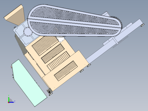 Extruder pellet machine挤出机颗粒机3D数模图纸 STP x_b格式左视缩略图