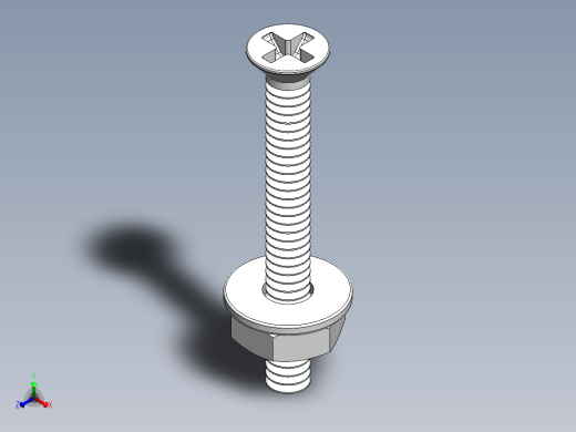 紧固件-No.4-40 Flathead-01