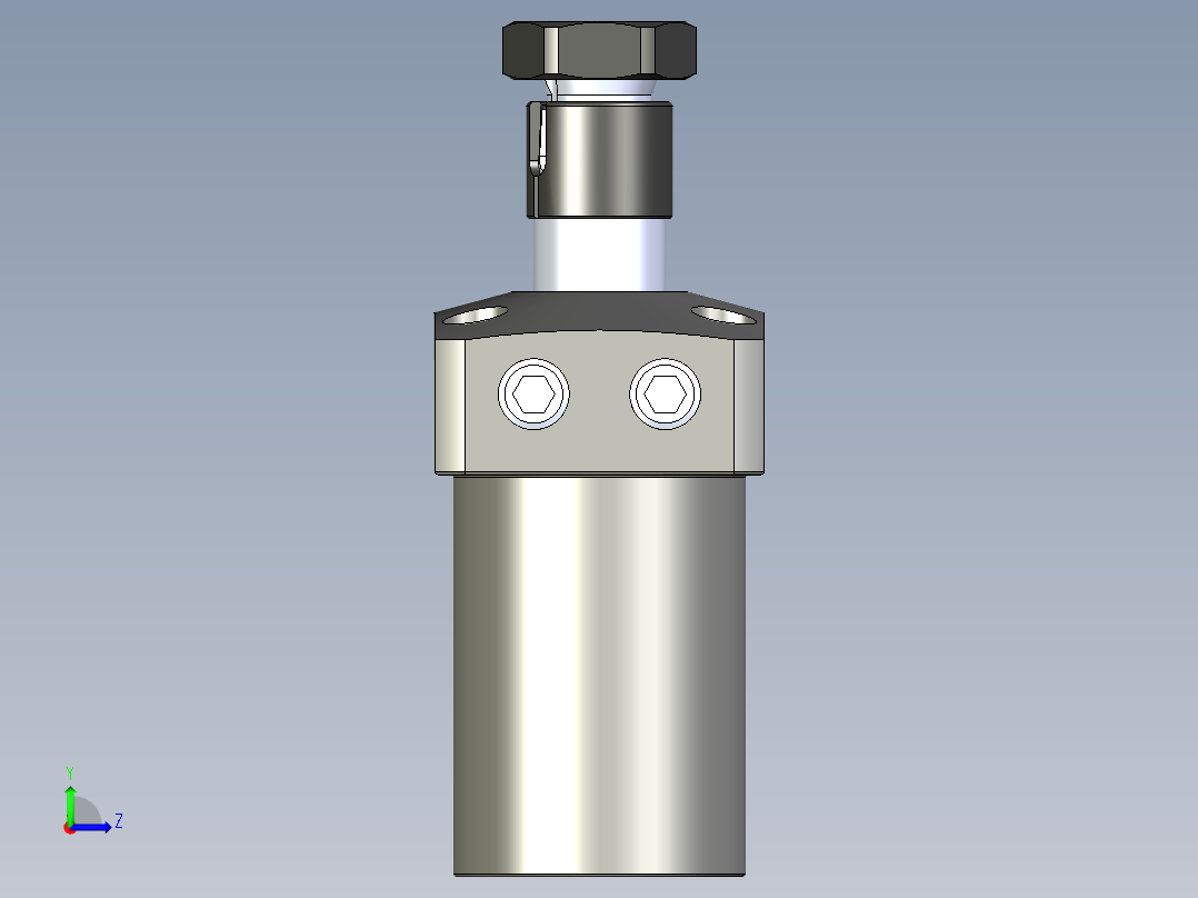 KOSMEKLHS0400-GL-Y60多系列多零件图纸模型左视图