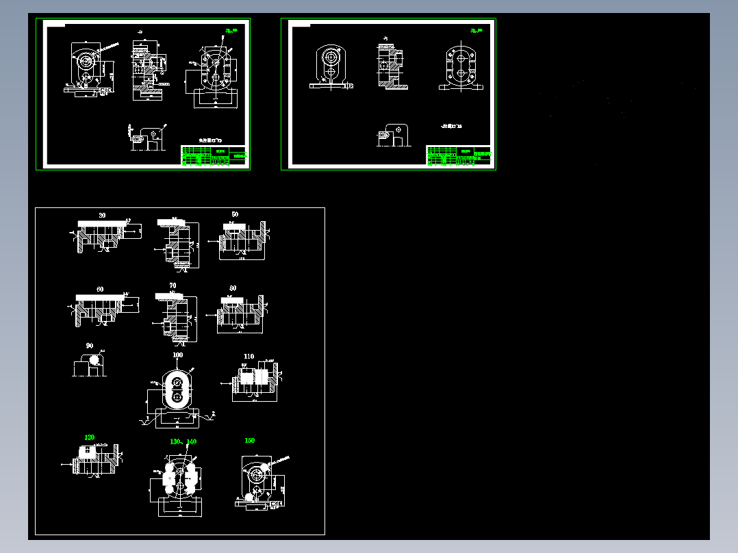 齿轮泵体机械加工工艺及3套工装夹具设计【镗大连孔+钻2杠孔+铣45端面】【14张CAD图纸+文档】
