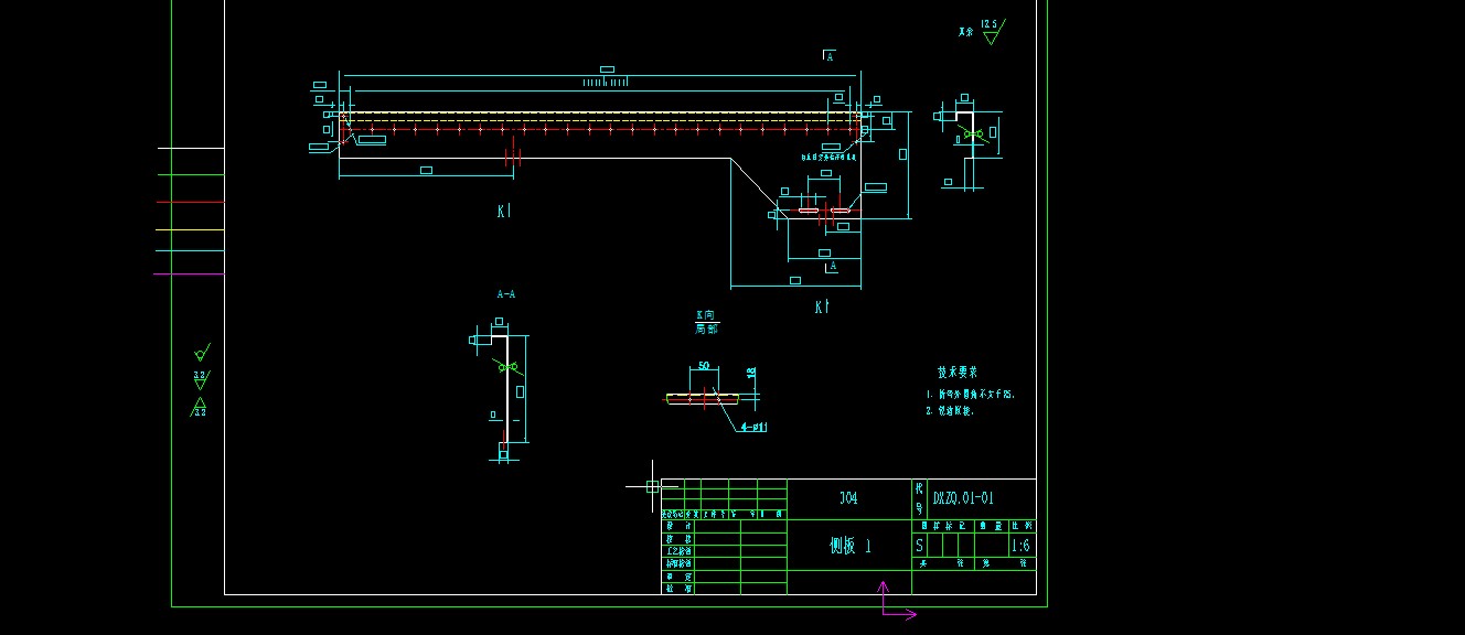 90°转弯滚筒输送机技术图纸435876