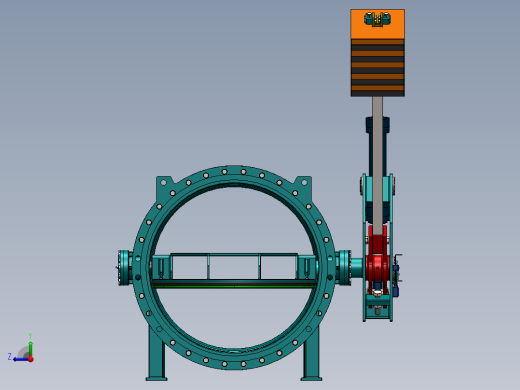 蝶阀8右视缩略图