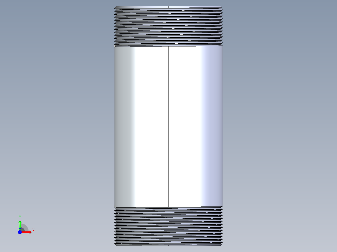 聚氯乙烯配件33-Sch80_Nipple_MPTxMPT_861-428_4in x 10in前视图