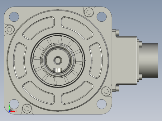 电机MS6S-100CM30BZ2-21P0.STEP前视缩略图