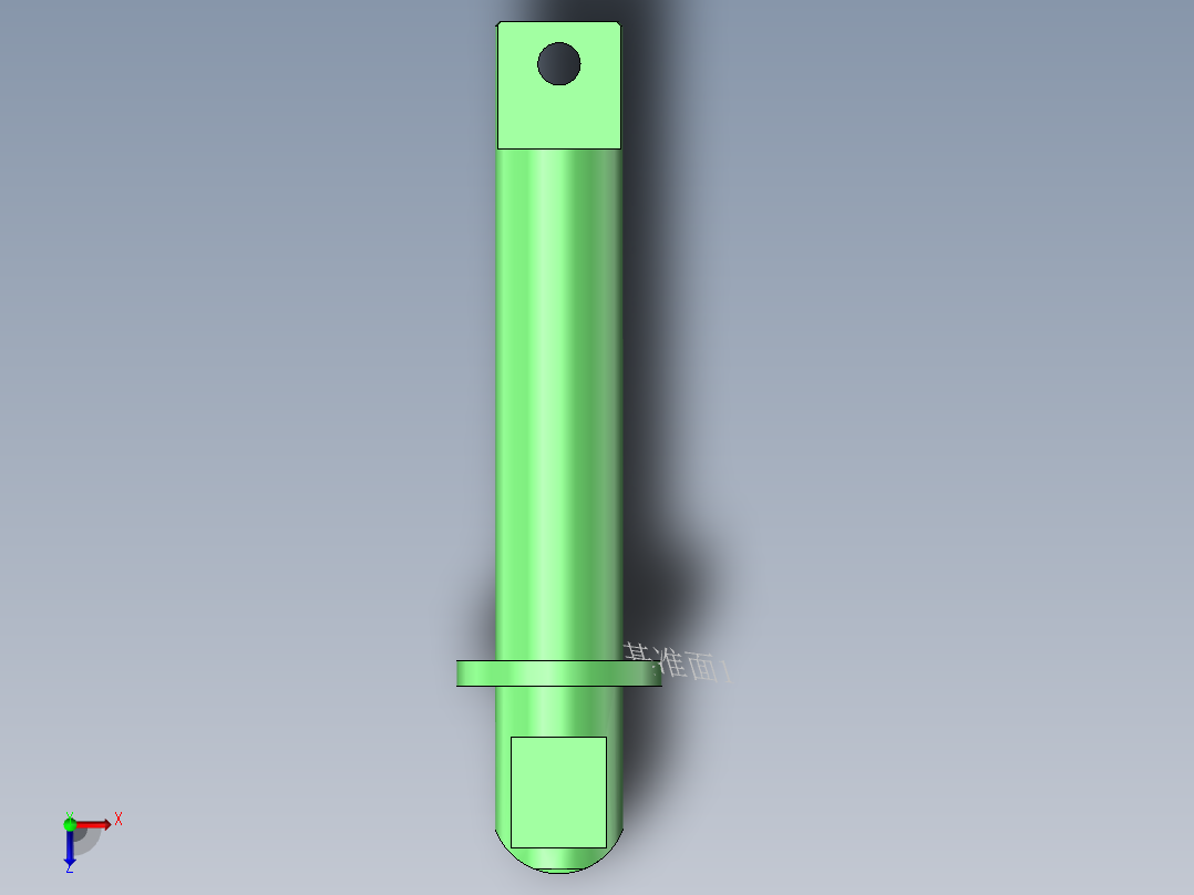 S2 直行推杆.SLDASM俯视图