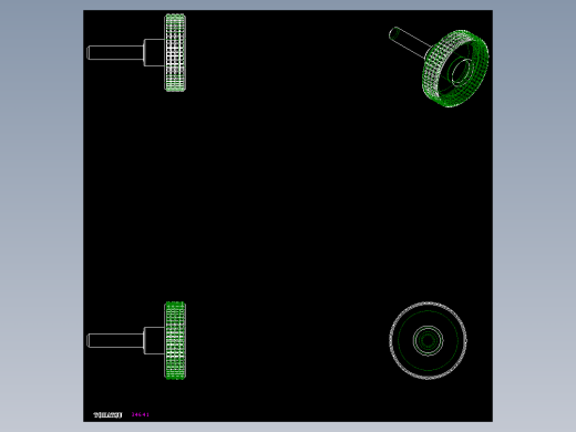 把手(公牙)MBT.p-2D多系列多零件图纸模型