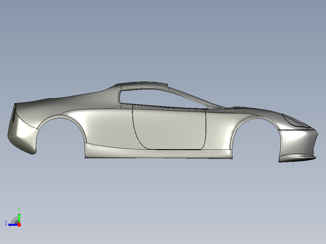 汽车车身 (10)右视图