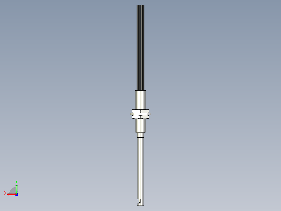 侧视光纤_漫反射型FR-F612-M后视图