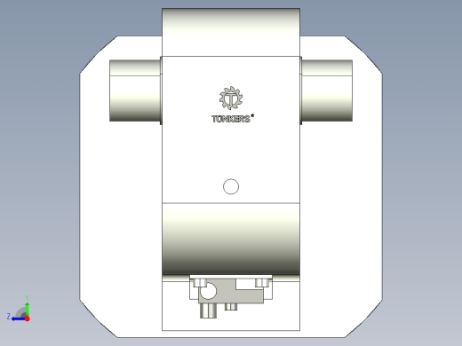德克斯TUNKERS气缸数模KS_200_2_A00_T12_60GRAD右视缩略图