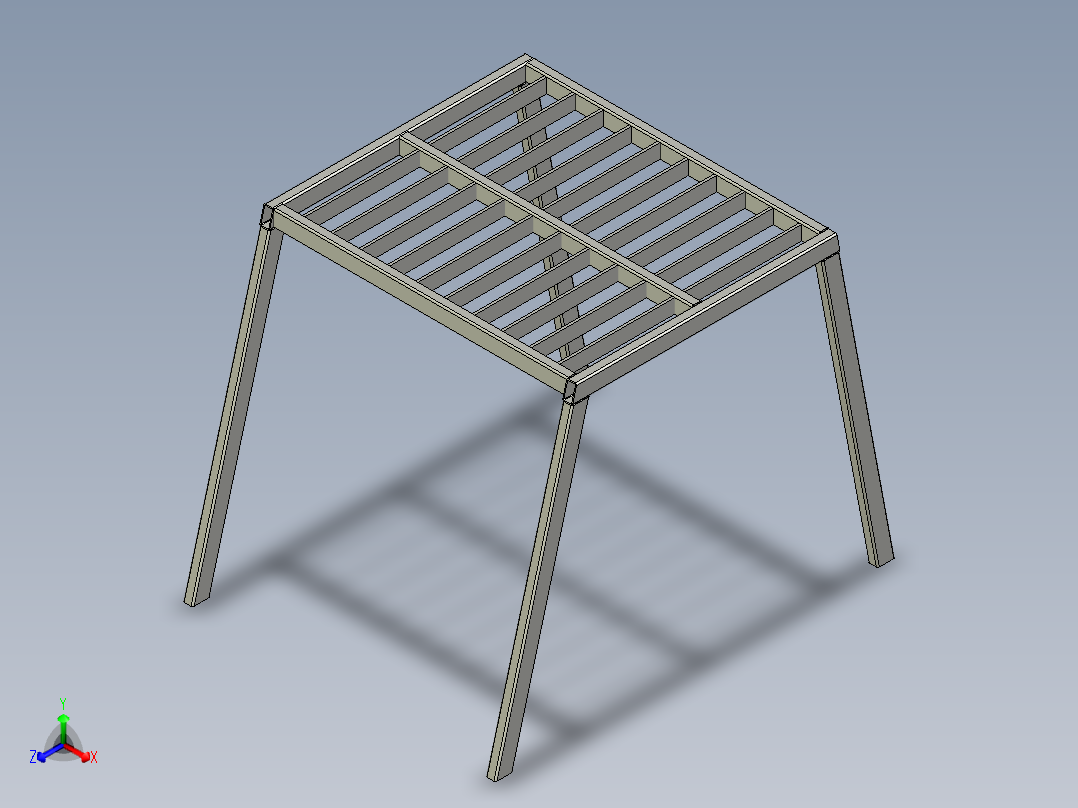 叉车升降车正等轴测图