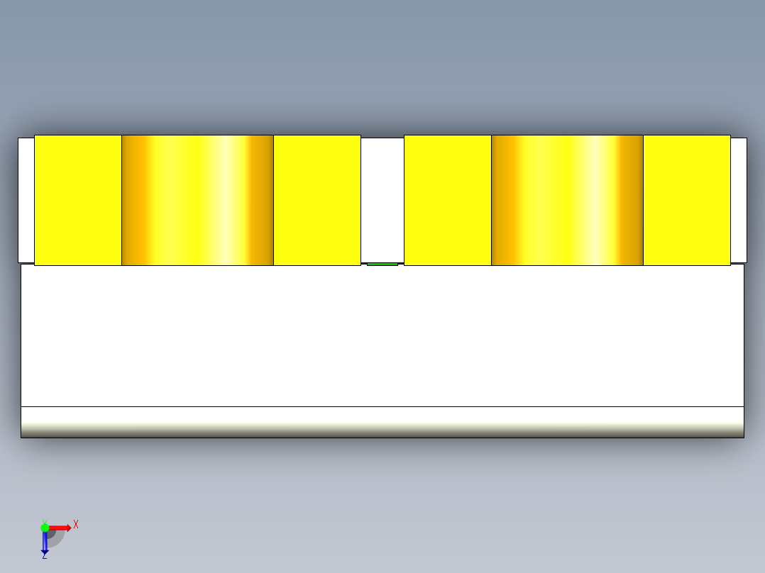 芯片LED的SMD封装0603和0606，高度0.7毫米。单色、双色和三色版本俯视图