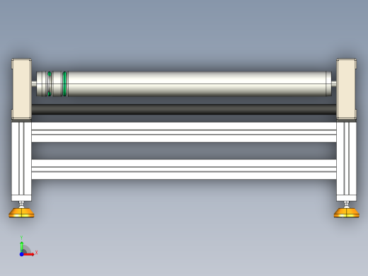 LE-O形带滚筒输送线前视缩略图