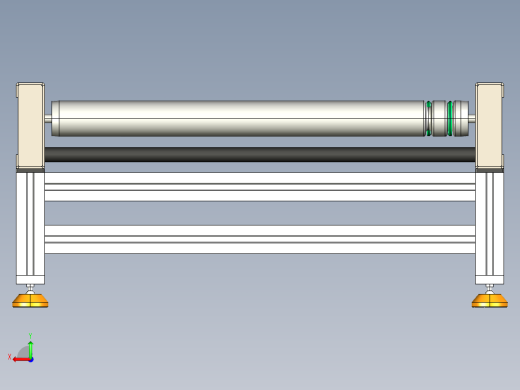LE-O形带滚筒输送线后视缩略图