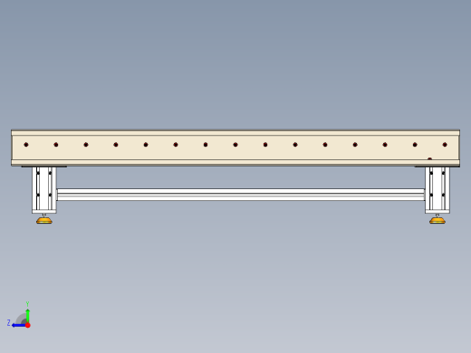 LE-O形带滚筒输送线右视缩略图